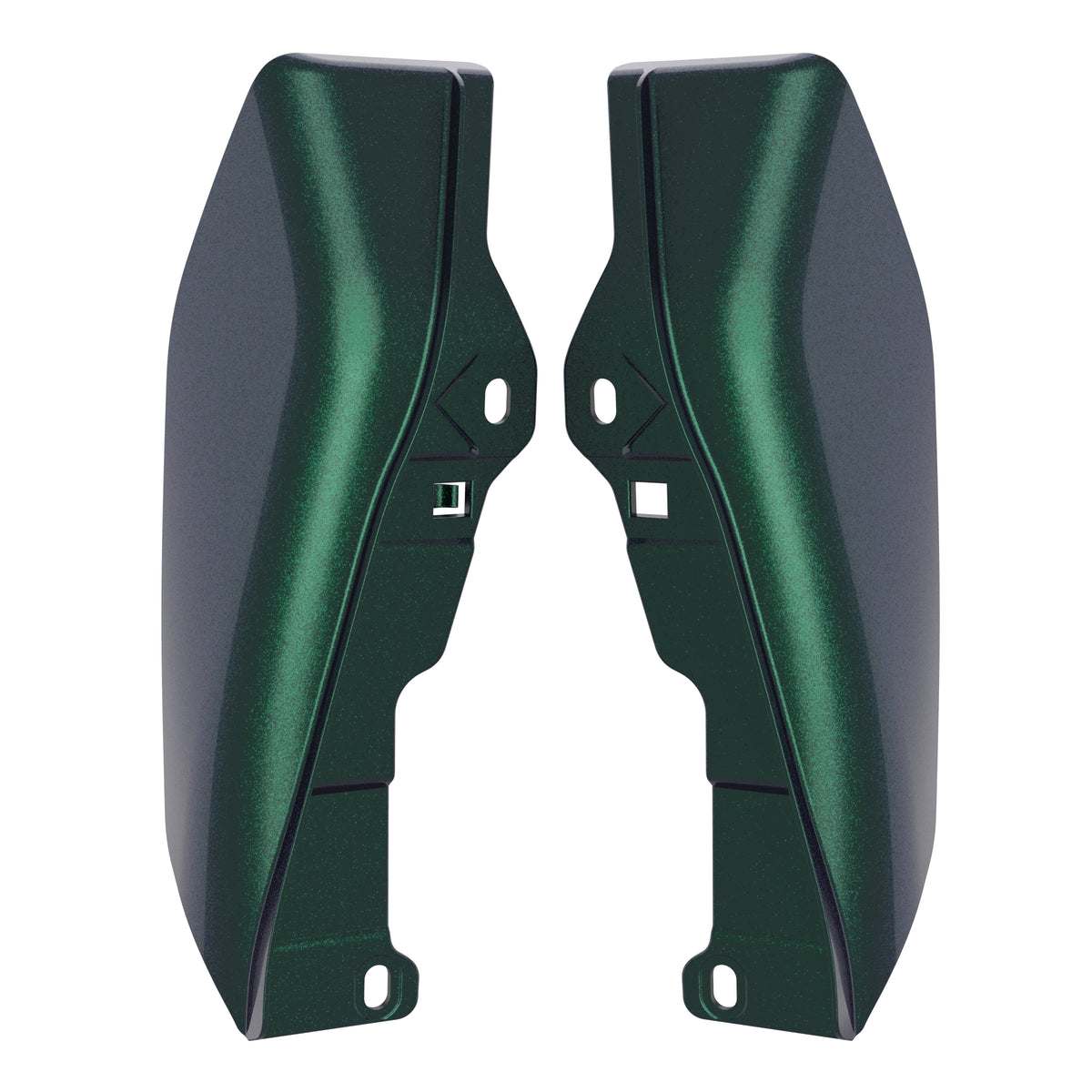 Mats-Csrewy Mid Frame Air Deflectors & Heat Shield for Harley Touring 09-25